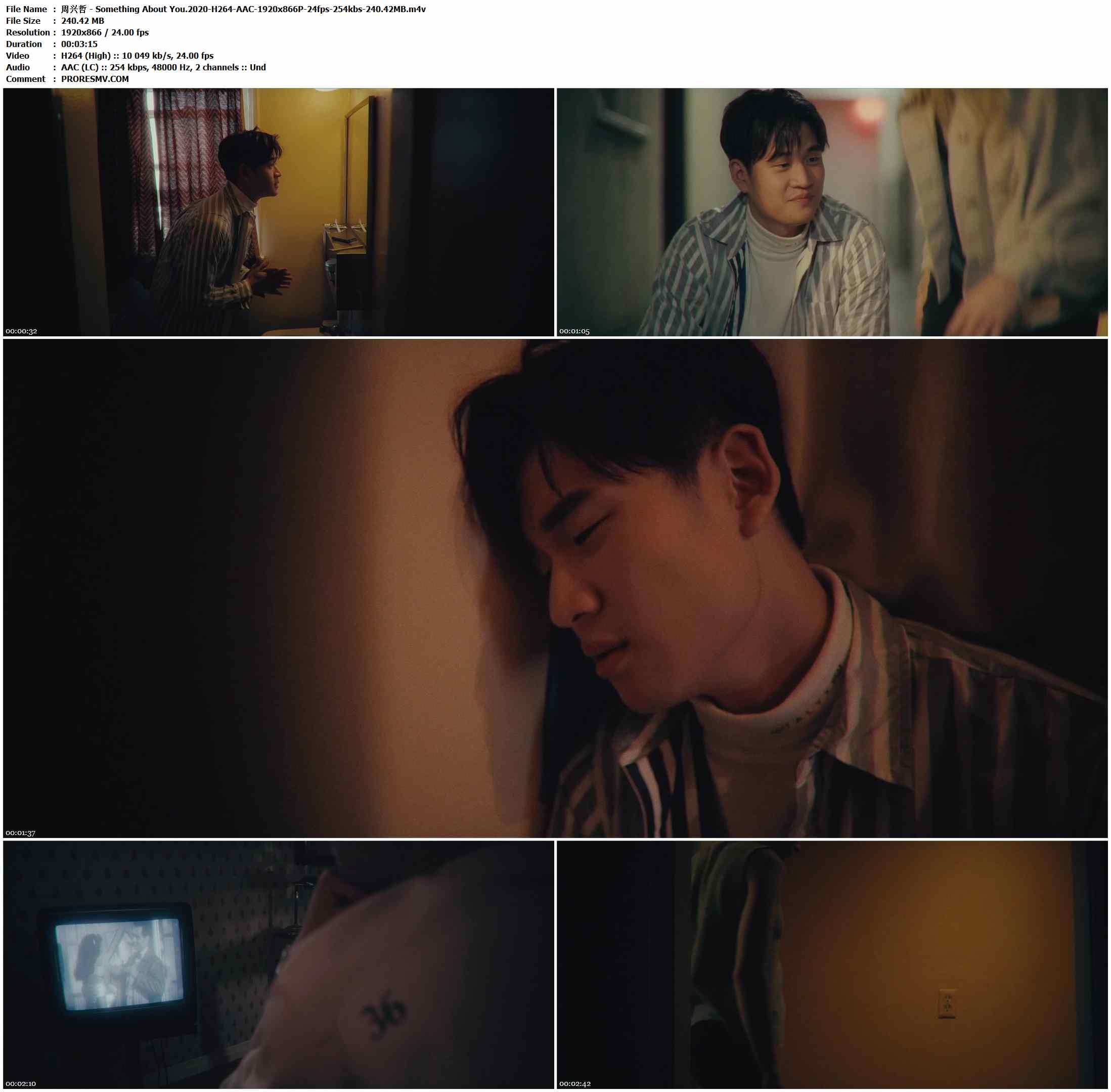 周兴哲 - Something About You.2020-H264-AAC-1920x866P-24fps-254kbs-240.42MB官方MV_高清MV